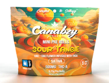 CANABZY MINI PRE-ROLLS 0.75GM EA - 5CT