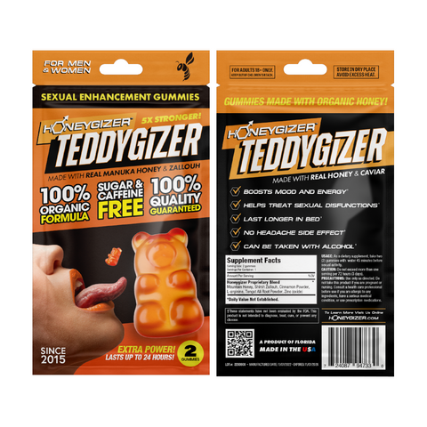 HONEYGIZER TEDDYGIZER ENHANCEMENT GUMMIES