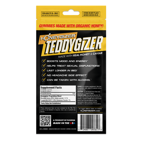 HONEYGIZER TEDDYGIZER ENHANCEMENT GUMMIES