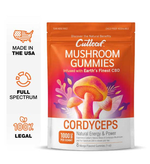 CUTLEAF MUSHROOM CBD INFUSED GUMMIES