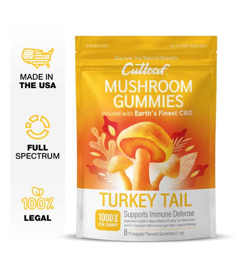 CUTLEAF MUSHROOM CBD INFUSED GUMMIES
