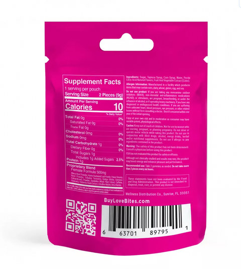 LOVE BITES ENHANCEMENT GUMMIES