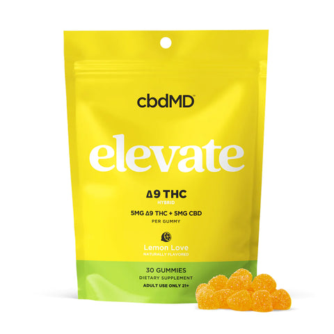 CBDMD Delta 9 THC Elevate Gummies 30 PK