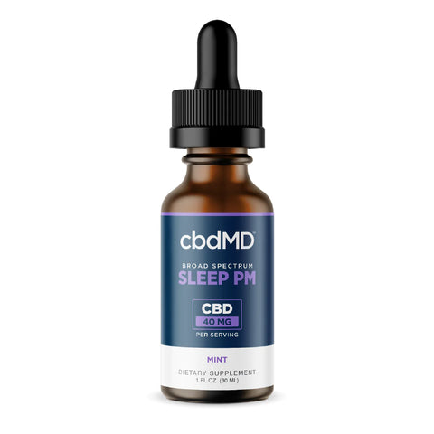 CbdMD Broad Spectrum CBD PM Oil Tincture 1500MG