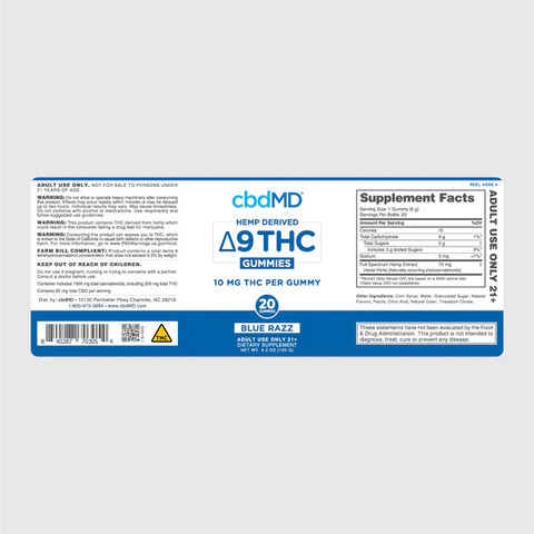 CbdMD Delta 9 Gummies