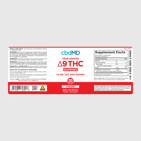 CbdMD Delta 9 Gummies