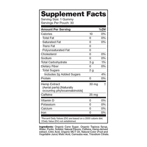 CbdMd Delta 9 THC Uplift Gummies 30Pk