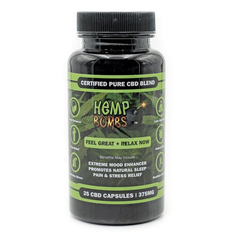 HEMP BOMB CAPSULES 25CT CBD CAPSULES