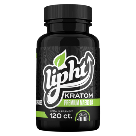 LIPHT KRATOM CAPSULES - PREMIUM MAENG DA