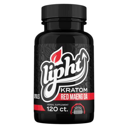 LIPHT KRATOM CAPSULES - RED MAENG DA