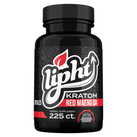 LIPHT KRATOM CAPSULES - RED MAENG DA