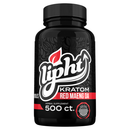 LIPHT KRATOM CAPSULES - RED MAENG DA