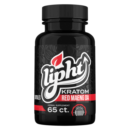 LIPHT KRATOM CAPSULES - RED MAENG DA