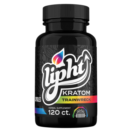 LIPHT KRATOM CAPSULES - TRAINWRECK
