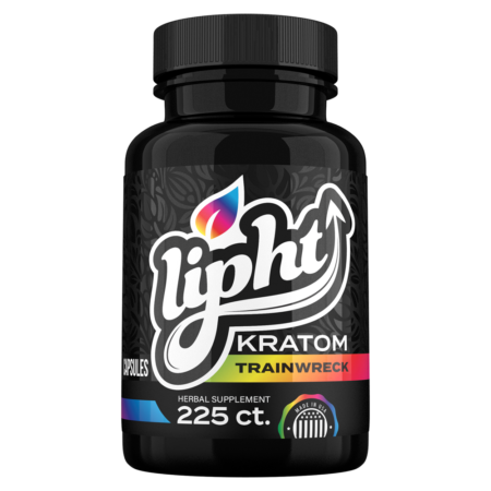 LIPHT KRATOM CAPSULES - TRAINWRECK