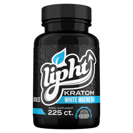 LIPHT KRATOM CAPSULES - WHITE MAENG DA