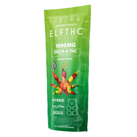 ELFTHC DELTA 8 + THCP EDIBLES 1000MG