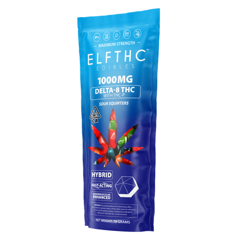 ELFTHC DELTA 8 + THCP EDIBLES 1000MG