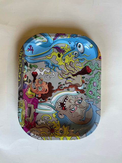 Assorted Metal Rolling Tray 18cm×14cm×1.5cm