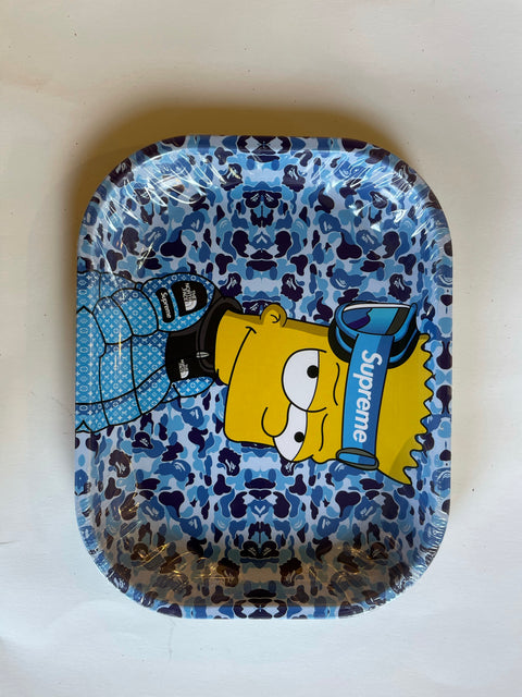 Assorted Metal Rolling Tray 18cm×14cm×1.5cm